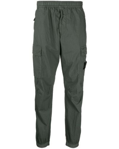 Stone Island Pants With Pockets - Green