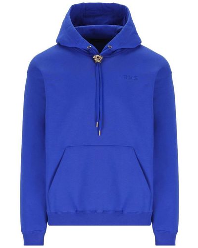 Versace Medusa Hooded Sweatshirt - Blue