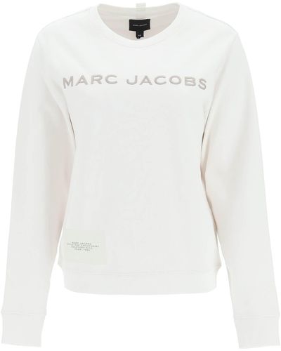 Marc Jacobs Sweatshirt With Logo Embroidery - White