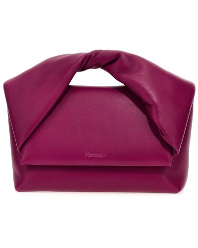 JW Anderson Twister Large Hand Bags - Purple