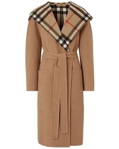 Burberry Coats - Brown