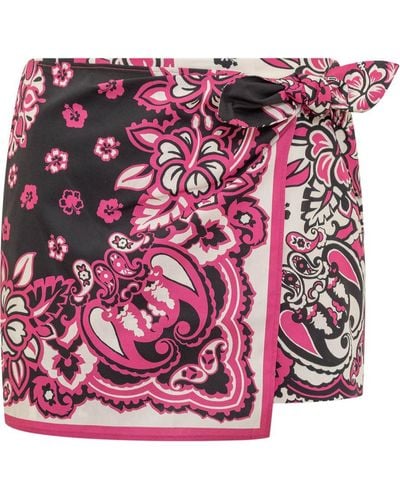 RED Valentino Red Shorts With Print - Pink