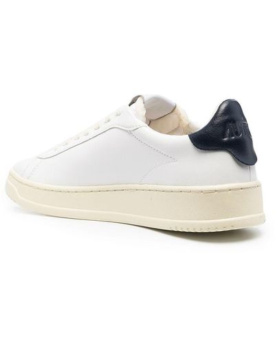 Autry Dallas Low Leather Sneaker - White