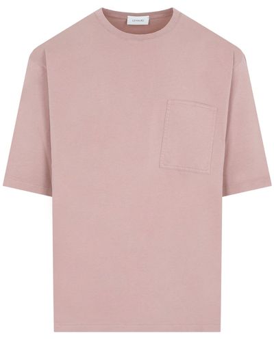 Lemaire Emaire Pocket Cotton T-shirt - Pink