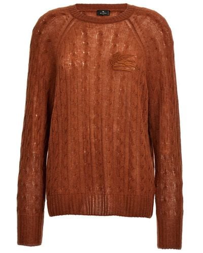 Etro True To Size Fit Sweater, Cardigans - Brown