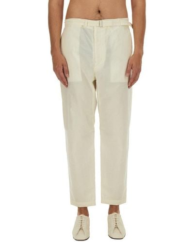 Lemaire Carrot Fit Pants - Natural