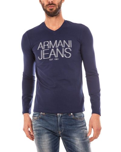 Armani Jeans Aj Topwear - Blue