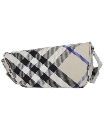 Burberry Small Pouch "messenger Shield" - Gray