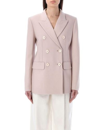 Chloé Double-Breasted Blazer - Pink