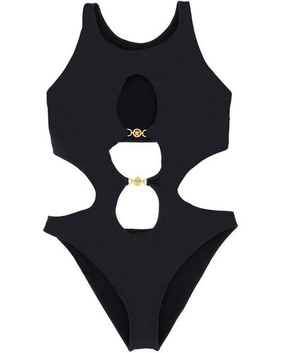 Versace Jellyfish One-piece Swimsuit - Black