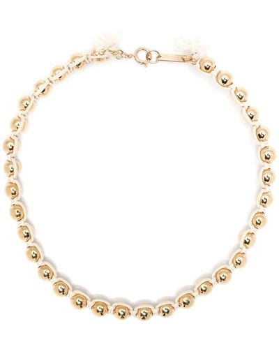 Isabel Marant Ball-chain Knotted Necklace - Natural
