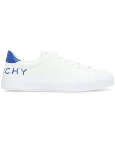 Givenchy City Sport Leather Low-top Sneakers - White