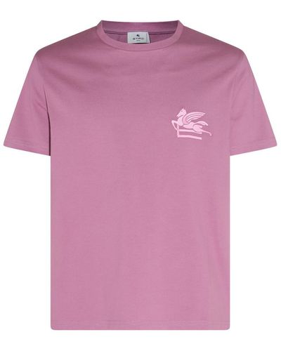 Etro T-shirts And Polos Pink - Purple