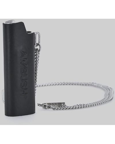 Ambush Classic Lighter Case Necklace, Made With Embossed 3d Logo Detailing - White