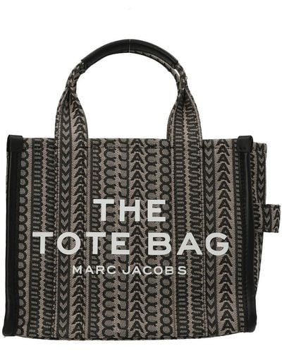 Marc Jacobs 'The Monogram Mini Tote' Shopping Bag - Black