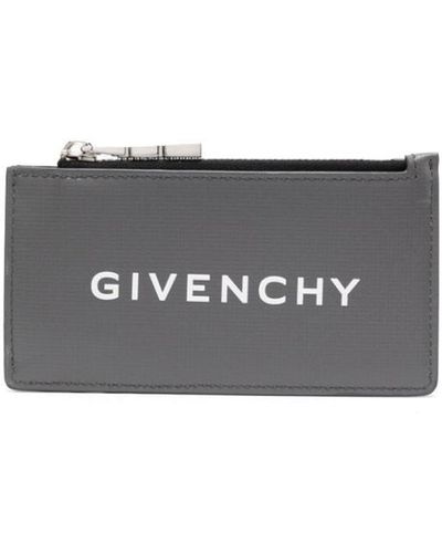 Givenchy Zipped Card Holder - Gray