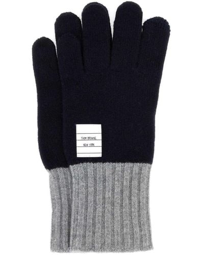 Thom Browne Gloves - Blue