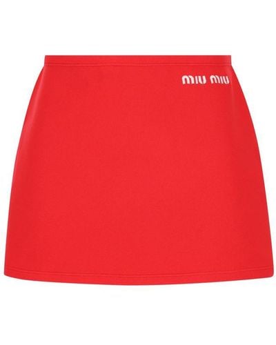 Miu Miu Skirts - Red