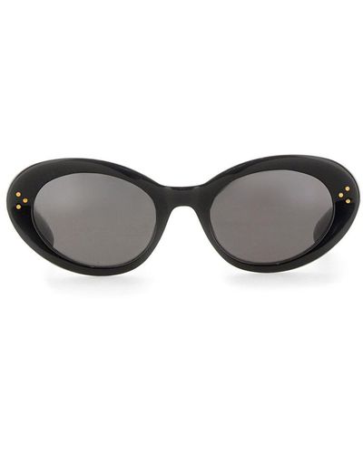 Sporty & Rich "frame No.05" Sunglasses Unisex - Gray