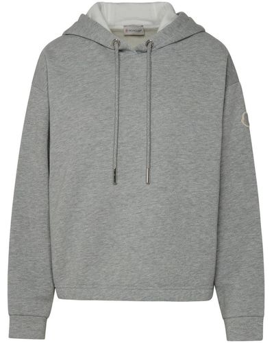 Moncler Gray Cotton Sweatshirt