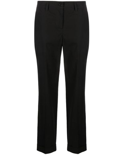 P.A.R.O.S.H. High-waist Tapered Trousers - Black