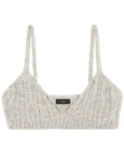Alanui The Astral Knitted Bralette - Natural