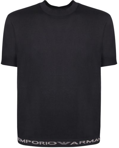 Emporio Armani T-Shirts - Black
