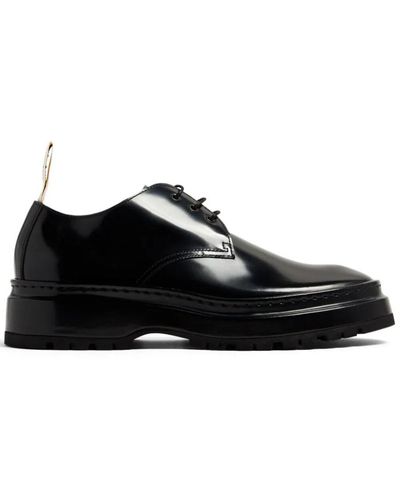 Jacquemus Les Derbies Pavane Leather Shoes - Black
