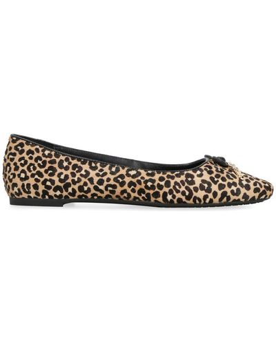 Michael Kors Nori Calfhair Ballet Flats - Black