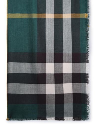 Burberry Cashmere Blend Scarf - Black