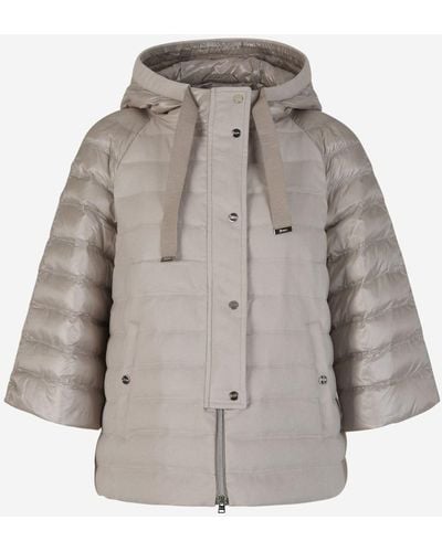 Herno Hood Padded Jacket - Grey