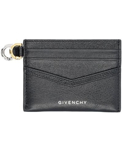Givenchy Voyou Leather Wallet - Grey