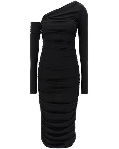 ANDAMANE 'olimpia' Midi Dress - Black