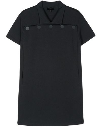 Emporio Armani Cotton Shirt Dress - Black