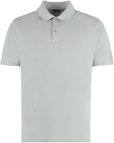 Paul & Shark Short Sleeve Cotton Polo Shirt - Gray