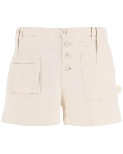 Etro Multi-pocket High-waist Shorts - Natural