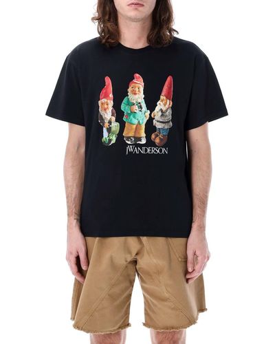 JW Anderson Gnome Trio T-Shirt - Black