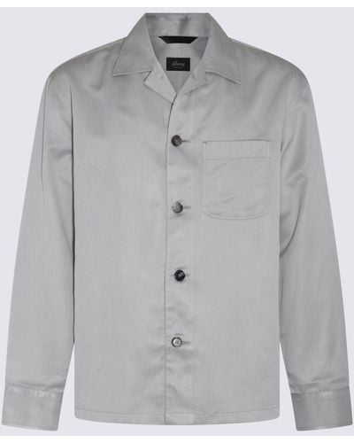 Brioni Light Silk Shirt - Grey
