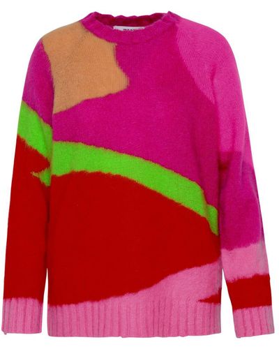 MSGM Wool Blend Sweater - Pink