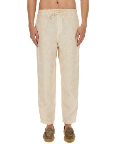 120% Lino Linen Trousers - Natural
