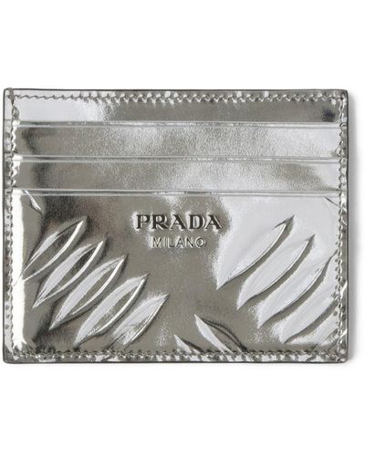 Prada Credit Card Case - Gray