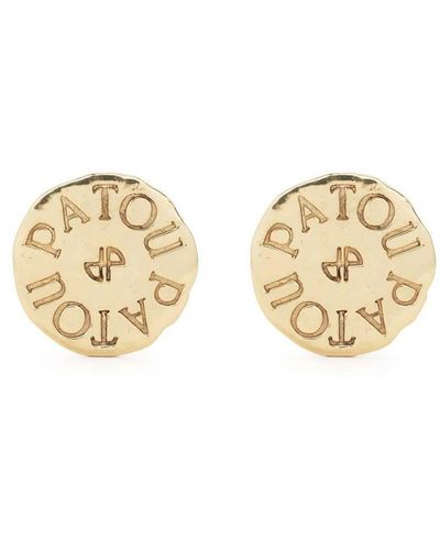 Patou Coin Clip-on Earrings - Metallic