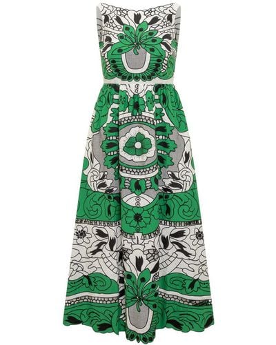 RED Valentino Red Long Dress - Green
