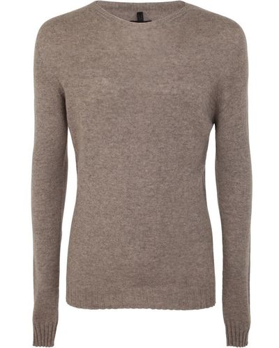 MD75 Cashmere Round Neck Pullover Clothing - Brown