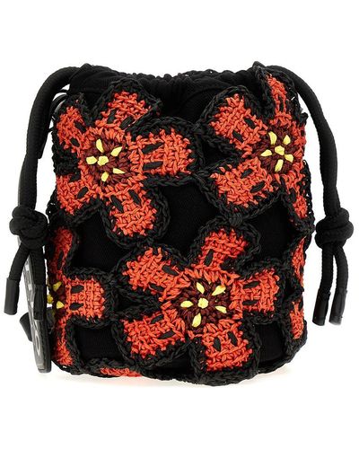 KENZO 'Boke Flower' Bucket Bag - Red