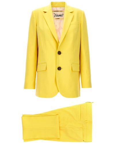 DSquared² Rod Blazer And Suits - Yellow