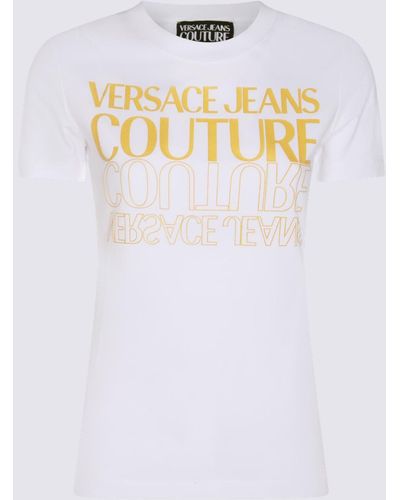 Versace And Cotton Blend T-Shirt - White