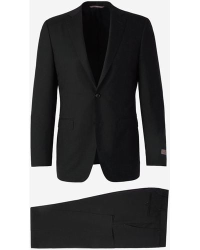 Canali Wool Milano Suit - Black