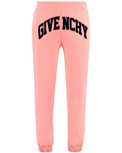 Givenchy Logo Print Sweatpants - Red