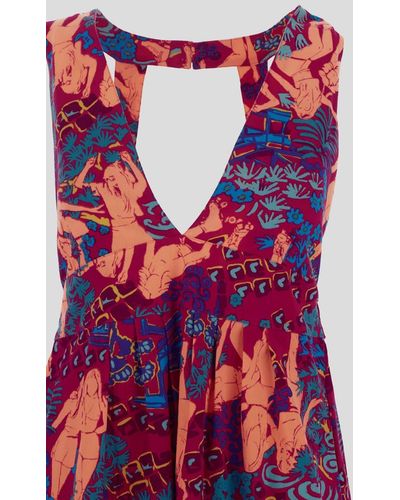 See By Chloé Sleeveless Dress - Red